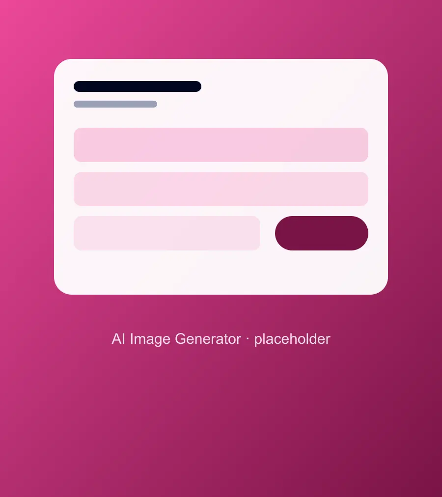 AI Image Generator creating a social media visual