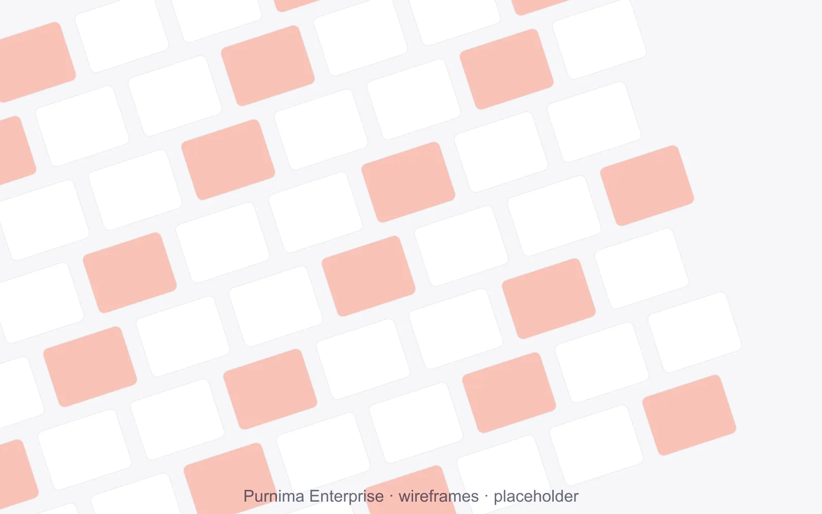 Grid of wireframes and final UI screens for the Purnima Enterprise website